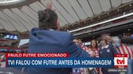 Paulo Futre, a estrela emocionada do At. Madrid-FC Porto