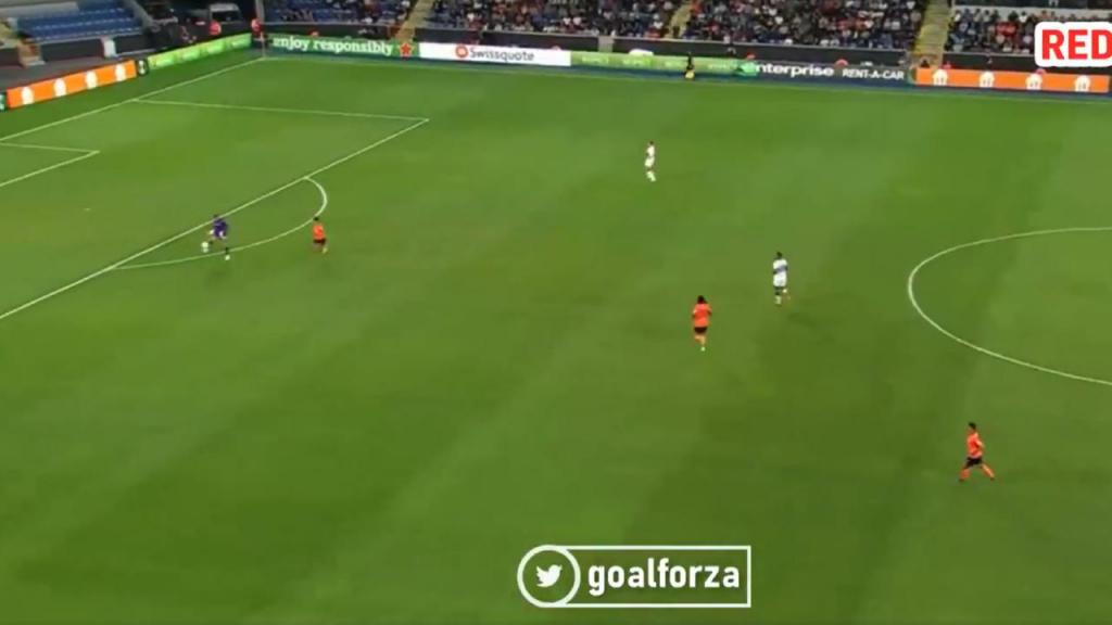 Gollini começa a dar toques e sofre golo (vídeo/twitter)