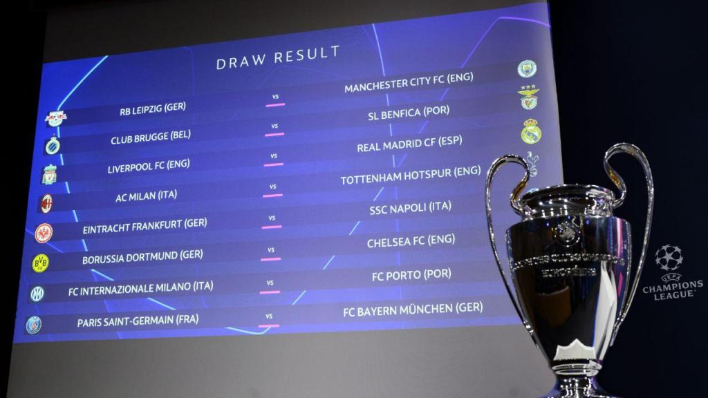 Meias-finais da Champions League: Paris - Man. City, Real Madrid - Chelsea, UEFA Champions League