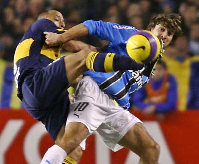 Boca Juniors venceu o Grémio (Foto EPA)