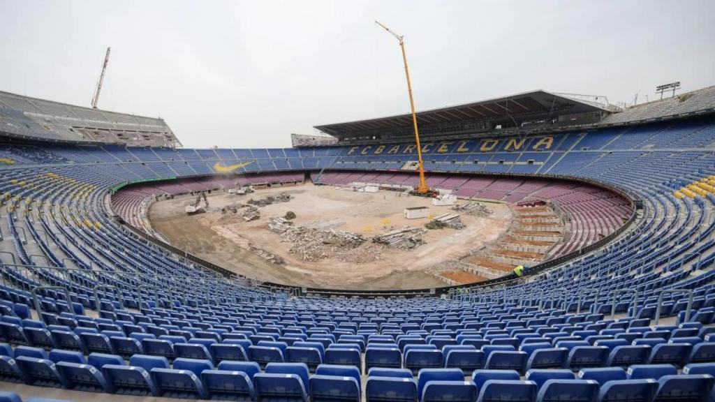 Obras de demolição no Camp Nou (German Parga/FC Barcelona)