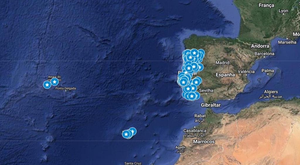 Este é o mapa dos incendiários detidos em Portugal - TVI Notícias