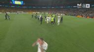 A mesma história de sempre: a festa do Real Madrid, com um beijo especial de Ancelotti